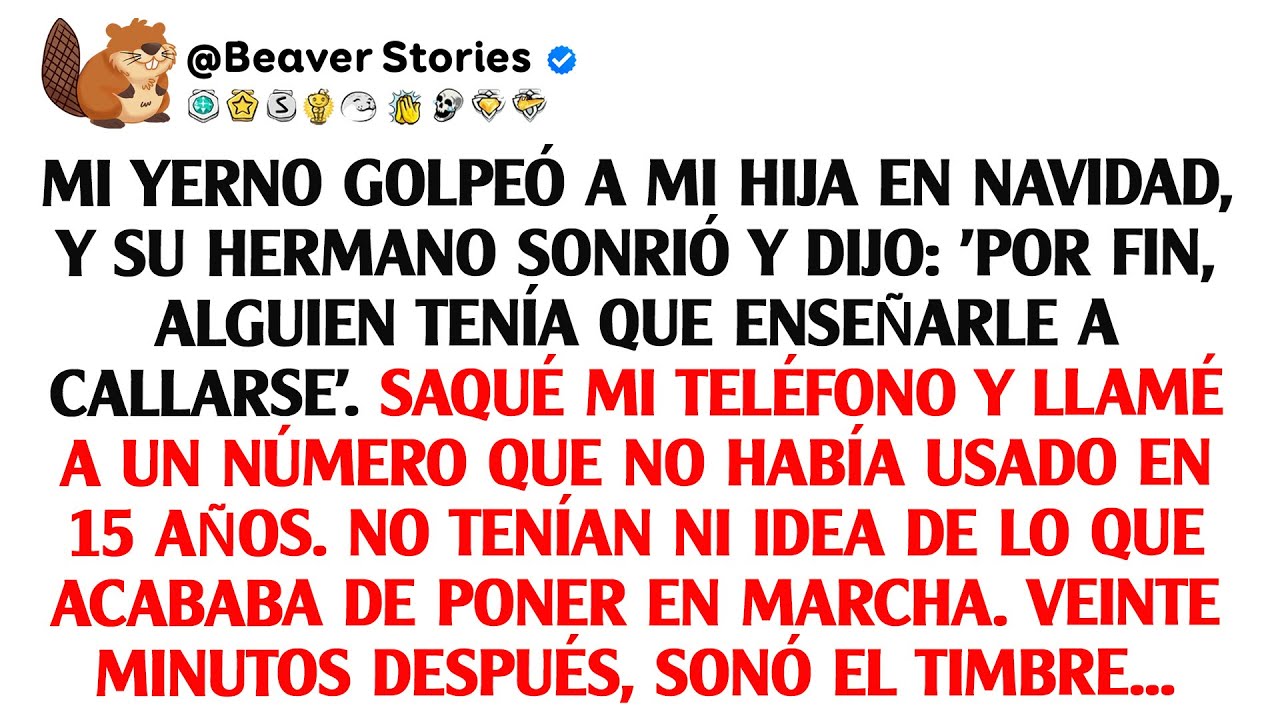 Mi yerno le dio un puñetazo a mi hija en Navidad, y su hermano sonrió y dijo: 'Por fin, alguien …'