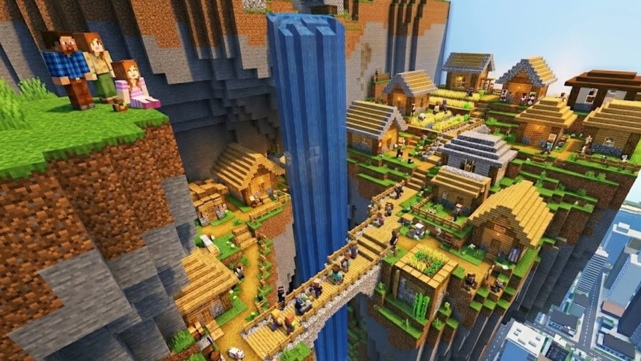 Minecraft: I built 20 houses for homeless - YouTube