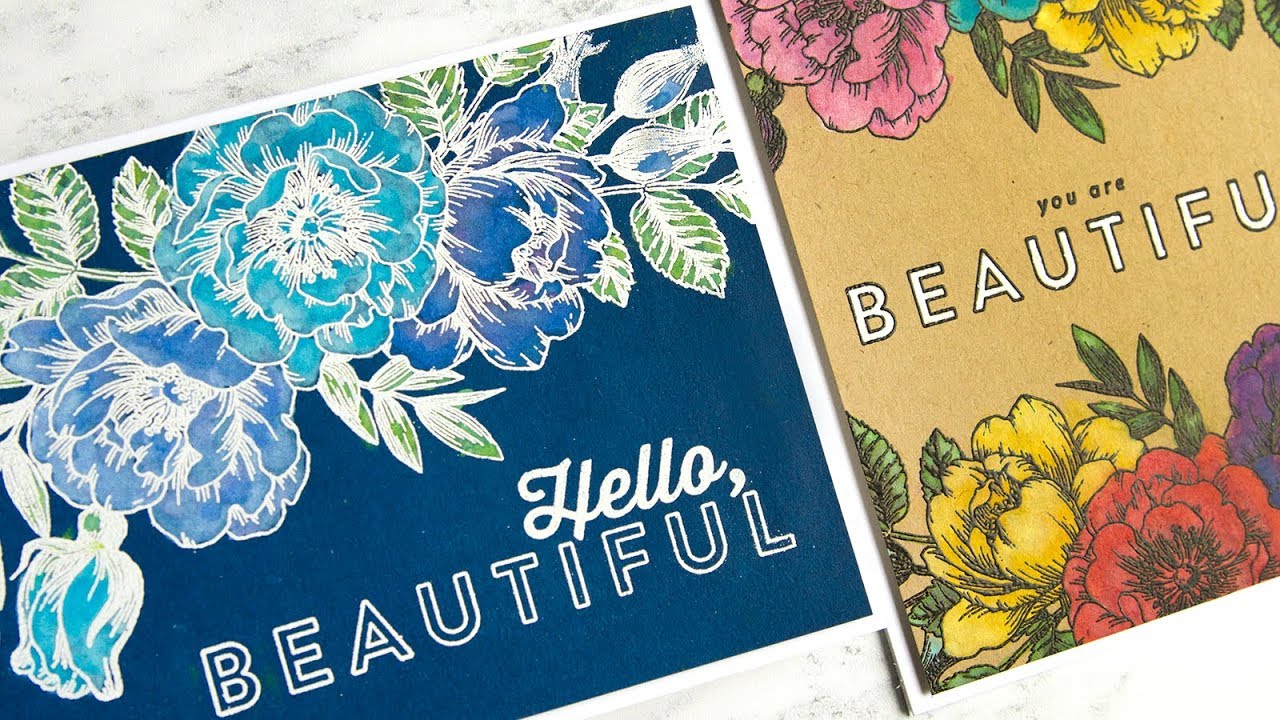 Distress Oxide Ink Watercolor