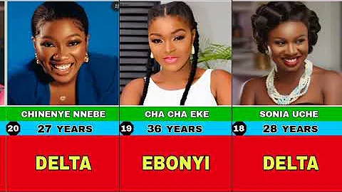 50 Nollywood Most Beautiful Actresses | Real Ages and State of Origin