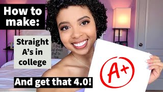 Information How to Get A 4.0 in College | Tips for Making Straight A’s Update