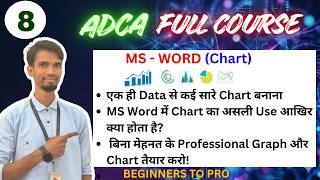 शुरुआत से कंप्यूटर सीखें (MS Office, Tally, HTML, AI) ADCA Full Course हिंदी में II Day - 08 II