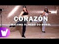 CORAZÓN – Maluma ft. Nego do Borel | COREOGRAFÍA PASO A PASO | Especial 1 MILLÓN de suscriptores