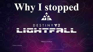 My Story - Why I Stopped Playing Destiny 2