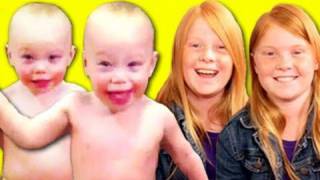 KIDS REACT To Talking Twin Babies