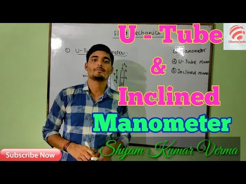 [Hindi] U-tube manometer & Inclined
