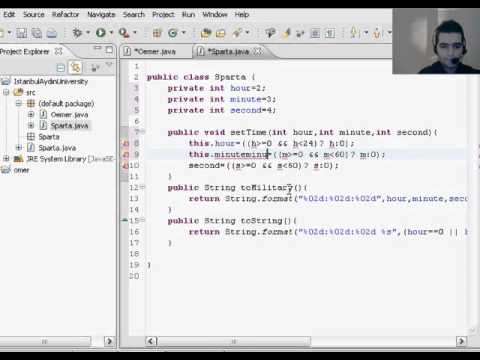 38 -Java Programming Tutorial -  Public. Private and this Omer GEZER.wmv