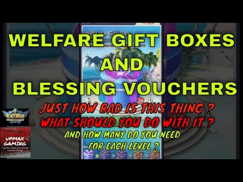 Top War - Welfare Gift Boxes and Blessing Vouchers - Just how bad is this thing ?