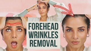 How to REMOVE FOREHEAD WRINKLES and TIGHTEN Forehead Skin Without Botox