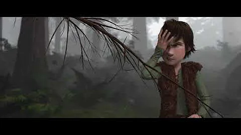 How to train your dragon (2010)-Hiccup found a Night fury