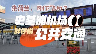 荷兰攻略26-刚下飞机？胖仔带你了解如何在史基浦机场坐公共交通 | 荷兰留学生活工作 阿姆斯特丹机场 | 胖仔的荷兰日记 Pangzai's diary 20220714