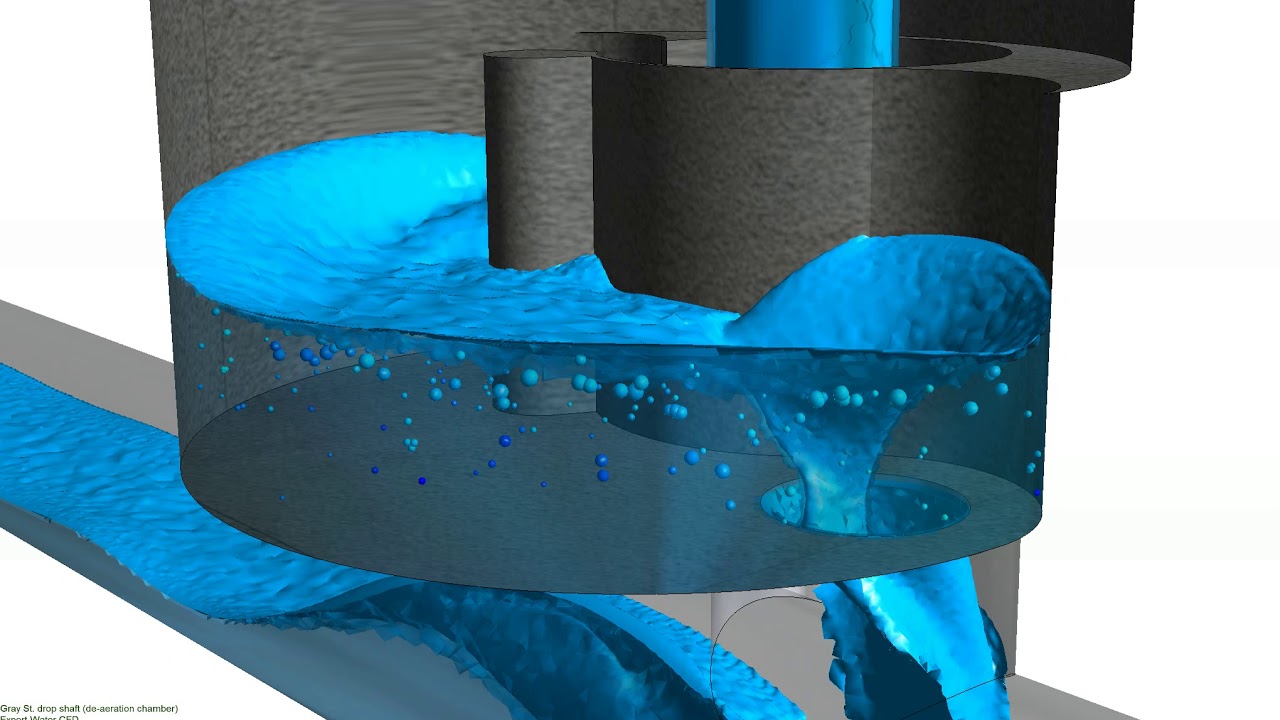 Gray st drop shaft de aeration chamber A YouTube