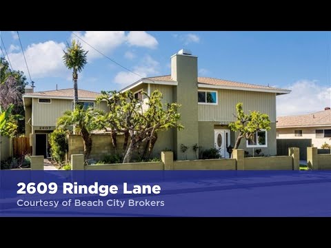 2609 Rindge Lane, Redondo Beach, CA home video tour