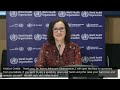 LIVE: Media briefing on global health issues
