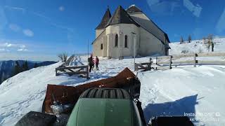 Winterdienst ❄2023  2024❄ Fendt 211 ❄ Uršlja Gora 1699nmv❄ plowing to the top of the mountain