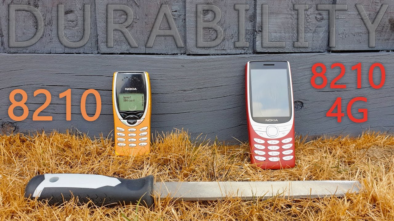 Nokia 8210 4G Durability Test vs original Nokia 8210