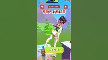 ASMR Tippy Toe Try Again😂 | tippy toe 3D #shorts #tippytoe #remix