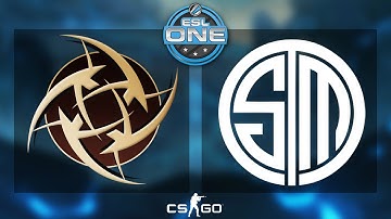 CS:GO - NiP vs. TSM [Nuke] - ESL One 2015 Katowice - Quarterfinal - Map 3