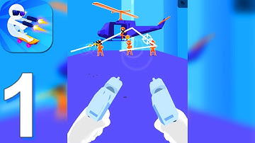 Stickman Skate 3D - Gameplay Walkthrough Part 1 Levels 1-12 (Android,iOS)