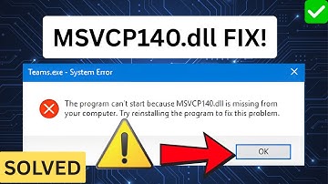 Fix MSVCP140.dll Missing Error on Windows 10/11 – Easy Solution 2026