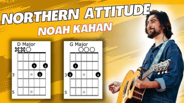 Tutorial de guitarra fácil para 'Atitude do Norte' por Noah Kahan e Hozier
