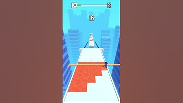 Roof Rails Game Level - 39 Video Best Gameplay Mobile App #Shorts
