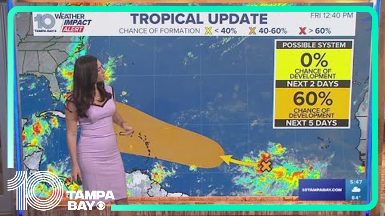 Tropical wave in the eastern Atlantic has a 60% chance of development ...