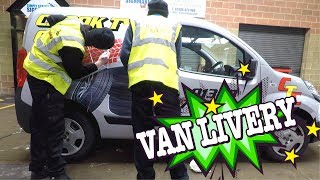 Anything BUT Tired Van Graphics - By Simply Stripes Signmakers