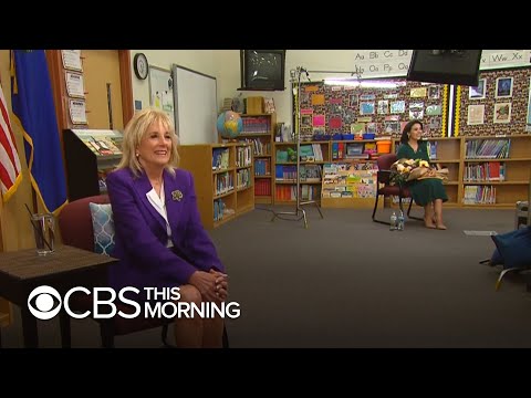 First lady Dr. Biden surprises the National Teacher of the Year