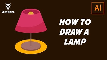 How to Draw a Lamp icon in Adobe Illustrator