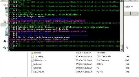 STEP 3: Build, compile OpenCV, and append OpenCV binary path to Windows PATH environment