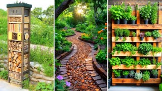 CLIMBING PLANTS IDEA💡50+RAISED BED GARDEN | ORNAMENT BACKYARD LANDSCAPE_#ideas#flowers#diy#new#viral