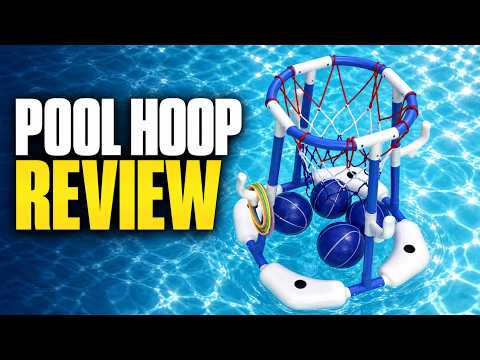 Amzula Floating Pool Basketball Hoop: Setup and review video preview