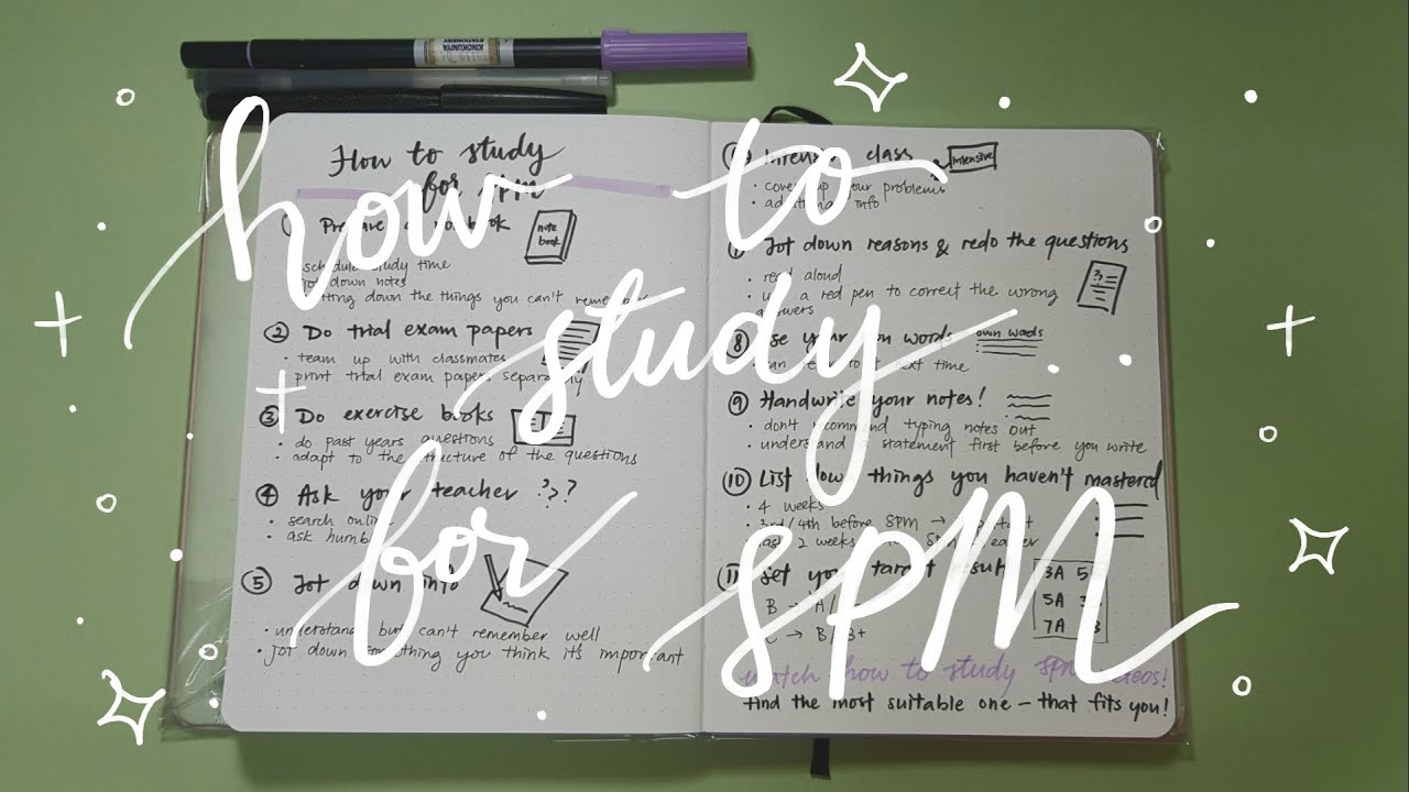 how to study for spm