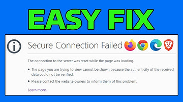 How To Fix Secure Connection Failed Error in All Web Browsers