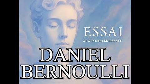 1700 - 1782 | Daniel Bernoulli | Master of Fluid Mechanics