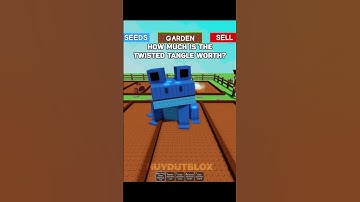 How Much Is The Twisted Tangle😱 #huydutblox #roblox #growagarden