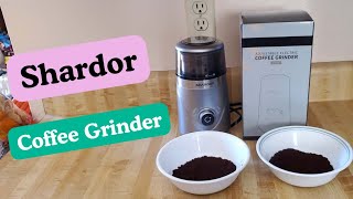 Unboxing Of Shardor Adjustable Electric Coffee Grinder