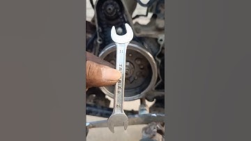 How to remove flywheel nut/How to Remove Magneto nut without tools #shortvideo #motorcycle