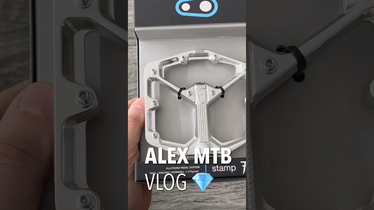 Crankbrothers Stamp 7 | High Polish Silver | LARGE | 