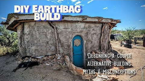 EARTHBAG Building - Inside a building made from sandbags