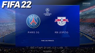 FIFA 22 - Paris Saint Germain vs. RB Leipzig | PS5