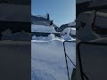 年期の入った車庫の雪下ろし慎重に１🌈 #hokkaido #屋根雪下ろし