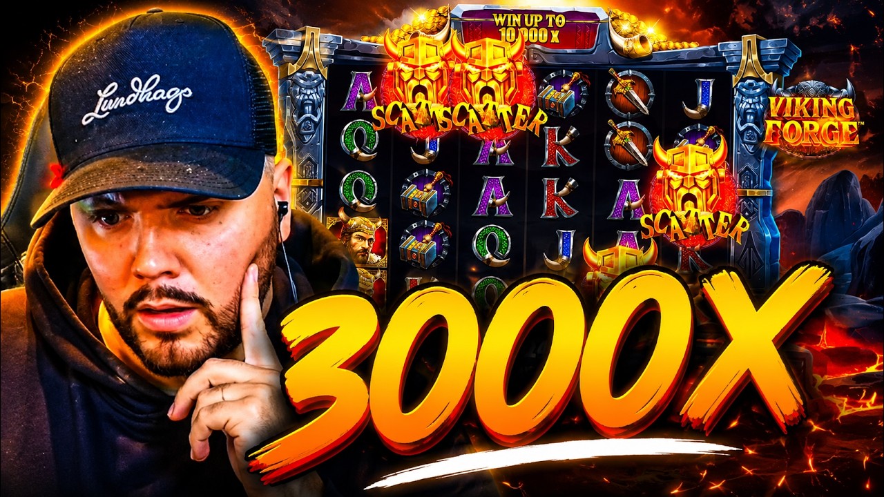 3000X WIN! ⚡ VIKING FORGE BONUS POPPED OFF[...]
