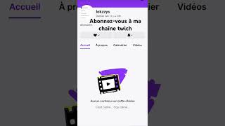 Abonnez-vous oui j’ai deux chaînes Twitch, mais abonnez-vous à celui-là ￼