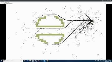 Simulation of ants in Construct 3