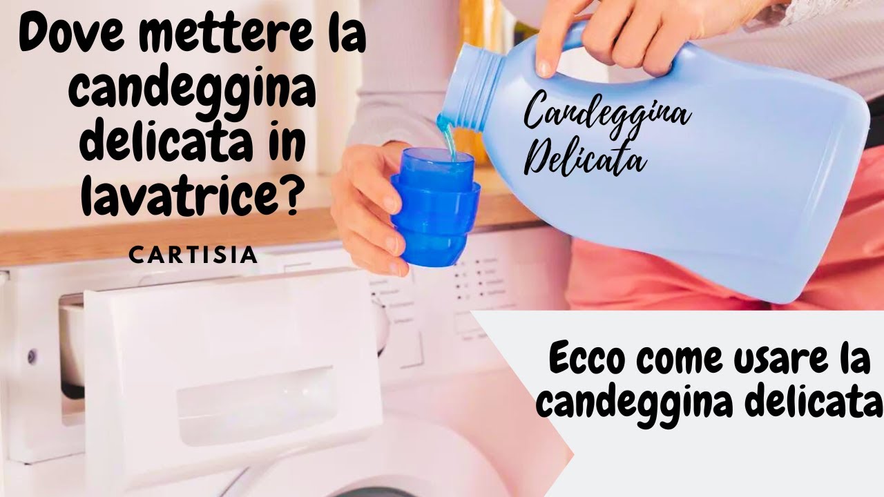 Ecco come usare la candeggina delicata in lavatrice per avere bucato igienizzato e senza macchie