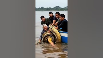 Terrifying Anaconda Attack – River Rescue Chaos