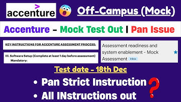 🔥Accenture Mock Assessment Test 2025 | Accenture Mock Test | Accenture Hiring 2025 | Off Campus