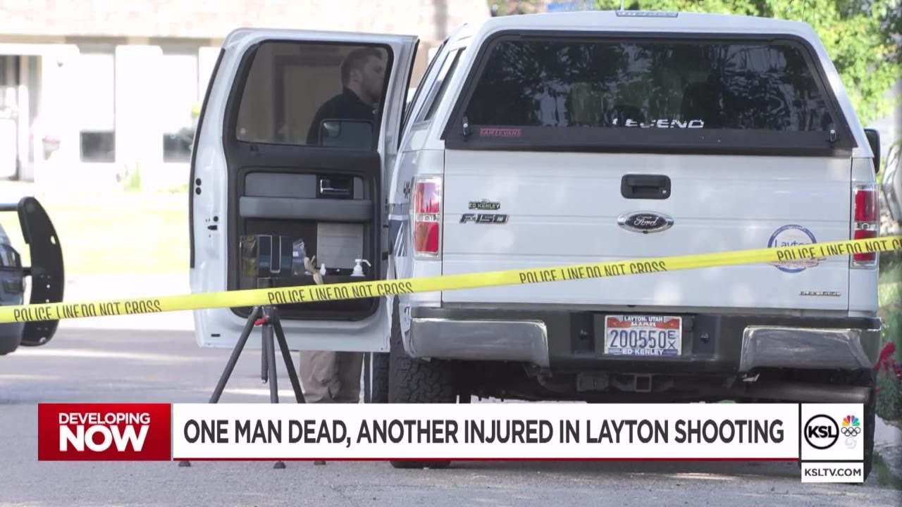 One man dead, another injured in Layton shooting - YouTube